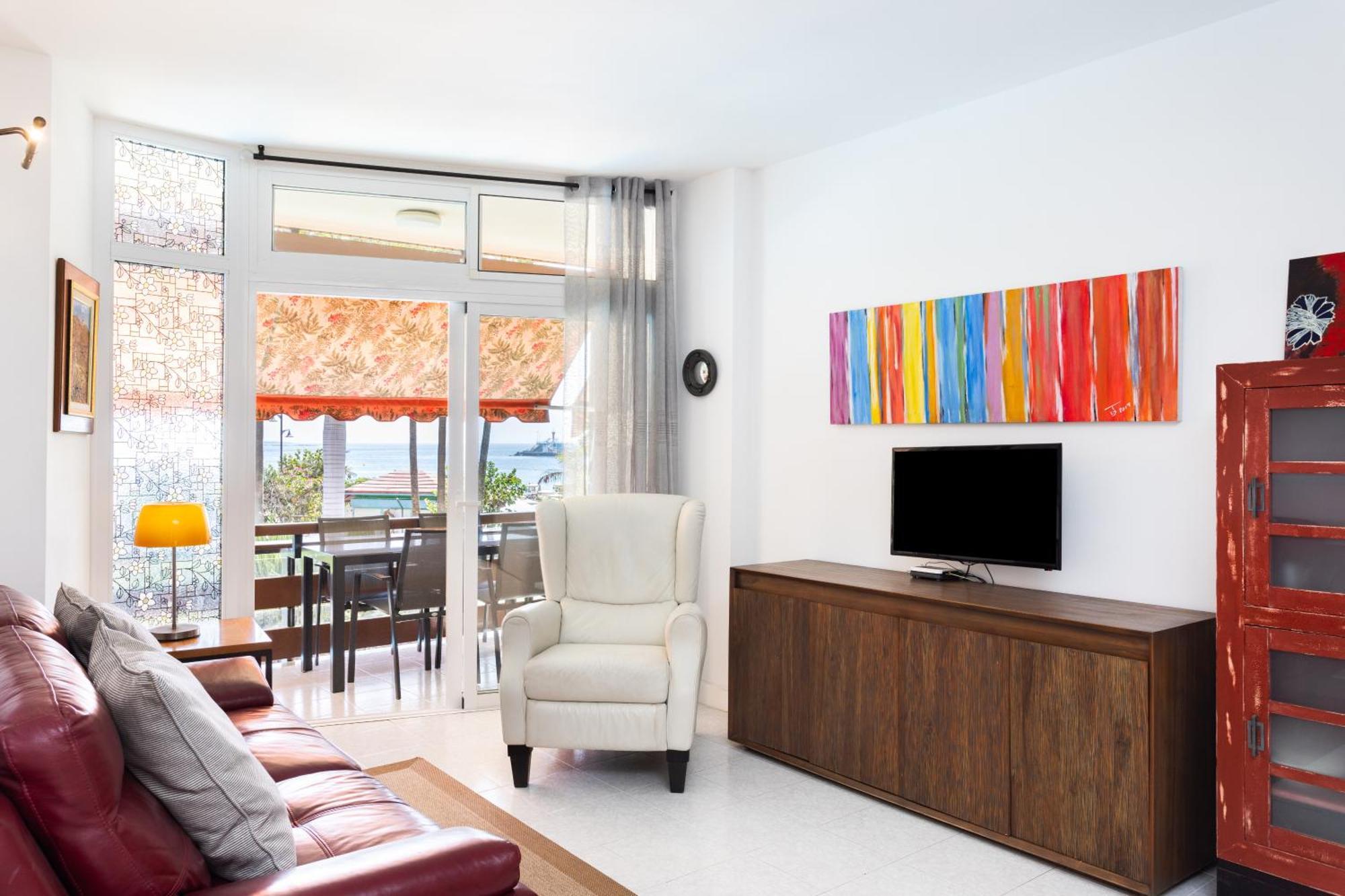 Classbnb - Seafront Apartment At Las Vistas Beach Arona  Esterno foto