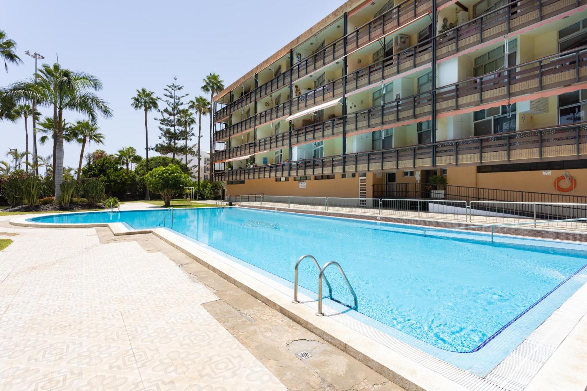 Classbnb - Seafront Apartment At Las Vistas Beach Arona  Esterno foto
